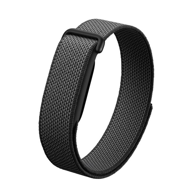 Nylon Braided Hook and Loop Fastener Watch Band, For Google Fitbit Air