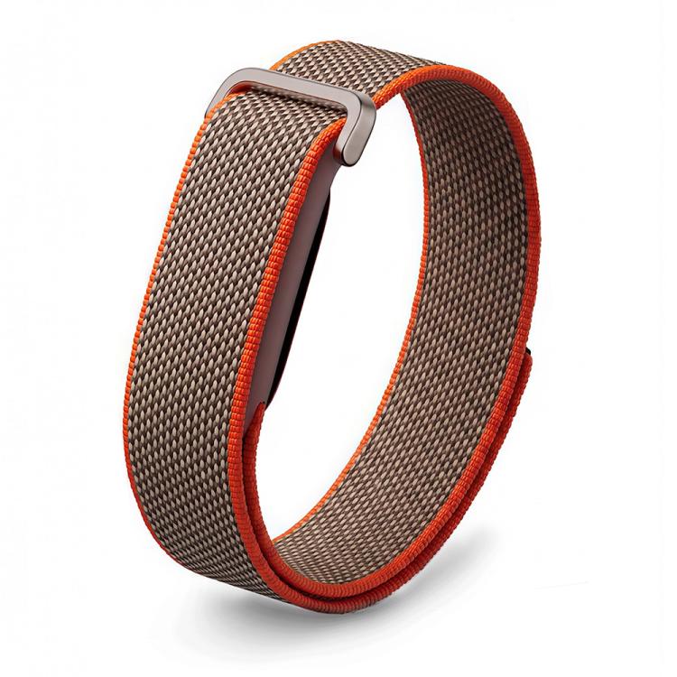 Nylon Braided Hook and Loop Fastener Watch Band, For Google Fitbit Air
