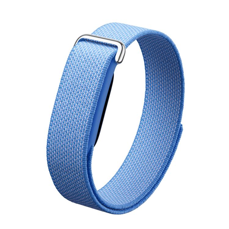 Nylon Braided Hook and Loop Fastener Watch Band, For Google Fitbit Air