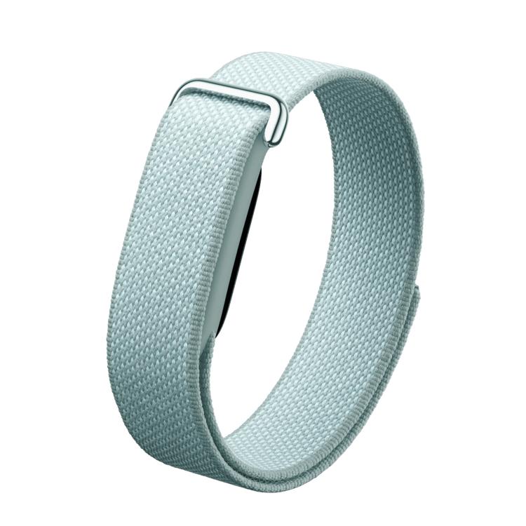 Nylon Braided Hook and Loop Fastener Watch Band, For Google Fitbit Air