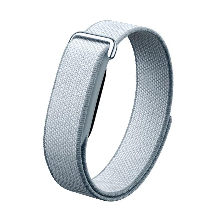 Nylon Braided Hook and Loop Fastener Watch Band, For Google Fitbit Air