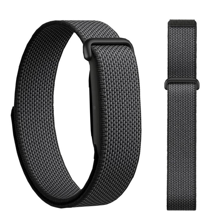 Nylon Braided Hook and Loop Fastener Watch Band, For Google Fitbit Air